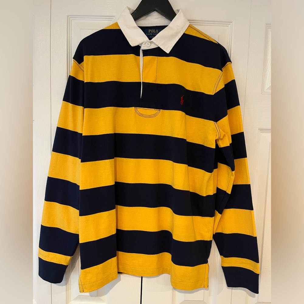 Mens Large Ralph Lauren long-sleeve Rugby Polo.